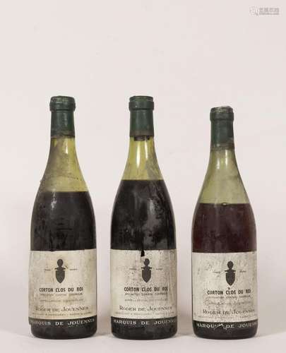 3 bouteilles Corton Clos du Roi - Domaine Roger de Jouennes ...