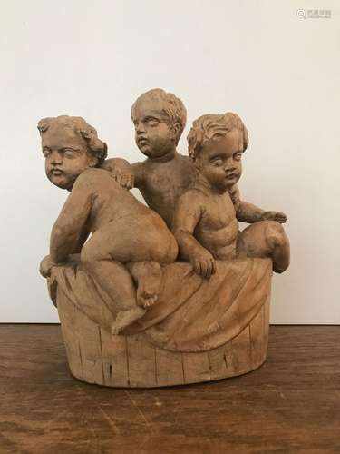 Les enfants sauvés par saint NicolasÉlément de sculpture en ...