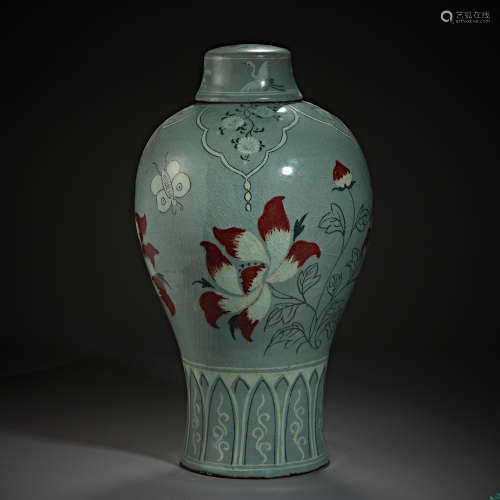 Song Dynasty of China,Goryeo Porcelain Prunus Vase