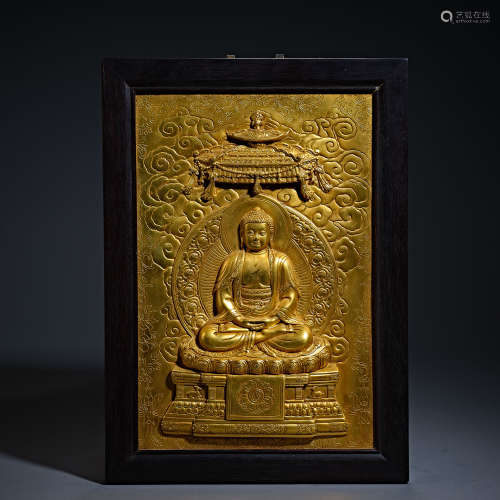 Qing Dynasty of China,Bronze Gilt Thangka