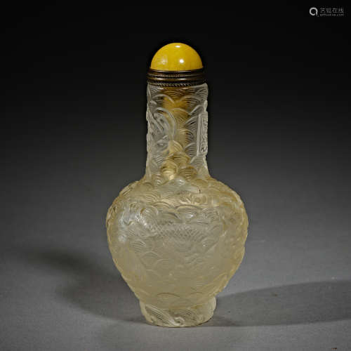 Qing Dynasty of China,Material Snuff Bottle