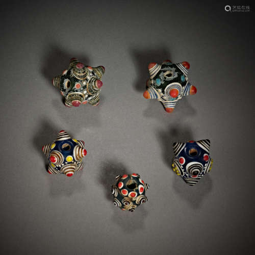 Han Dynasty of China,Coloured Glaze Bead