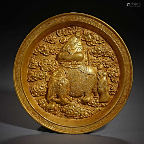 Tang Dynasty of China,Golden Plate