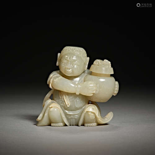 Tang Dynasty of China,Jade Figure