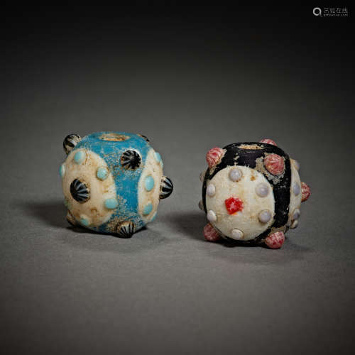 Han Dynasty of China,Coloured Glaze Bead