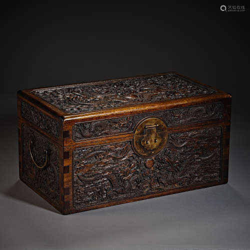 Qing Dynasty of China,Wooden Tresure Chest