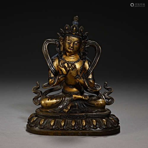 Qing Dynasty of China,Copper Buddha Statue