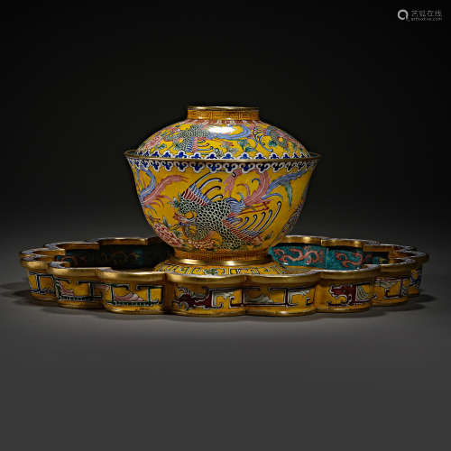 Qing Dynasty of China,Painted Enamel Tea Cup