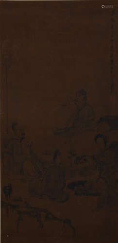 A Chen hongshou's figure painting
