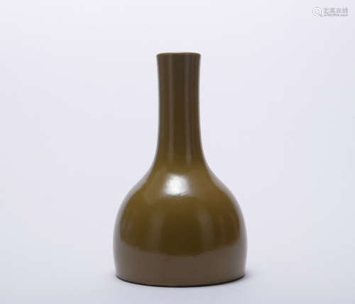 A Tea Dust Glazed bell-shaped Zun
