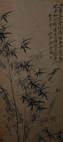 A Zheng banqiao's bamboo painting