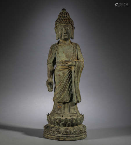 Bronze Buddha statues in ancient China