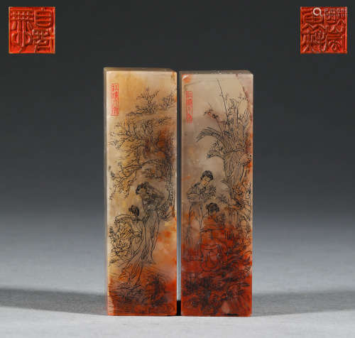 Shoushan Stone character seal in Qing Dynasty