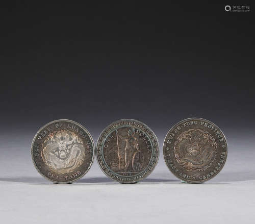 A group of coins of the Republic of China