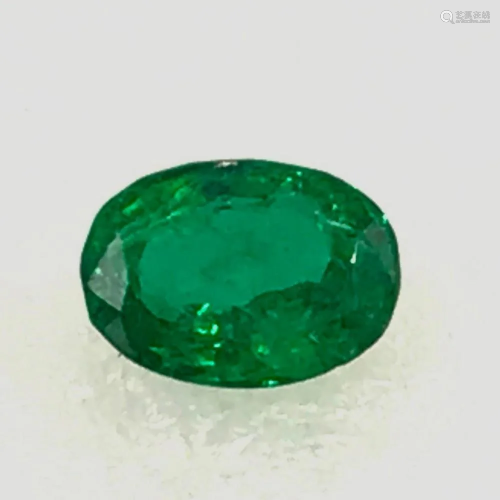 Emerald Oval Faceted