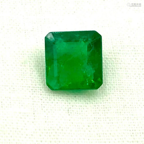 Emerald Octagon Faceted