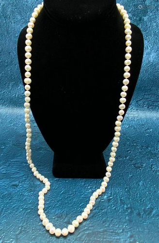 Classic Akoya Pearl Ladies Necklace AAA+ Grade Pearls