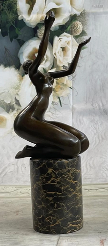 Signed Original Artwork by Juno God Help Me Bronze Sculpture...