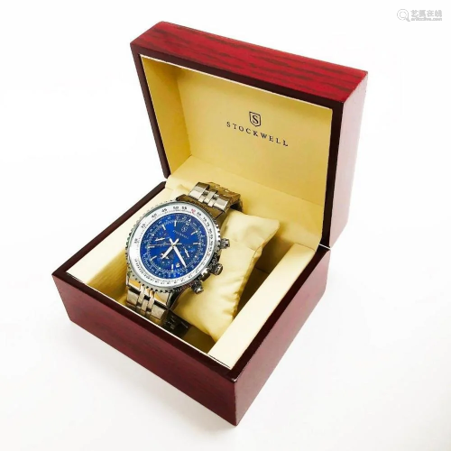 Men's Stockwell Automatic FLIGHT Watch With Genuine Sta...