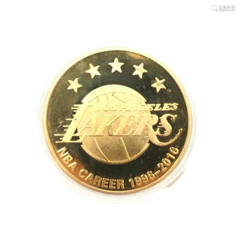 Kobe NBA Career Collector Coin