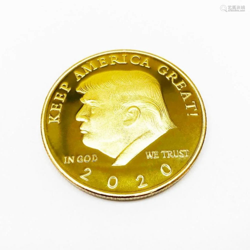 Donald Trump 2020 Commemorative Coin in Case