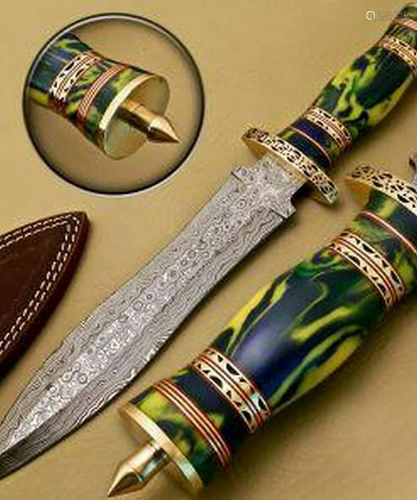 The Venoms Damascus Dagger Damascus