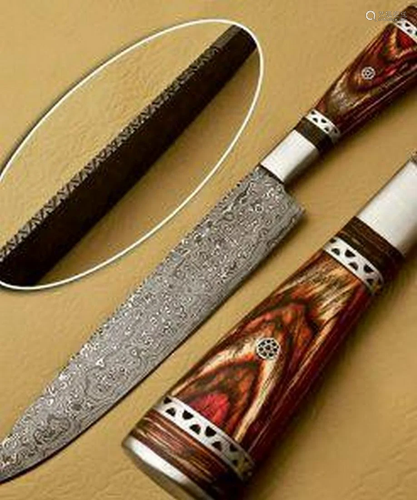 The Outback Damascus Chef's Knife