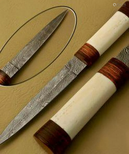 The Heart Breaker Damascus Dagger