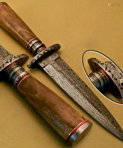 The Northern Boundary Damascus Dagger