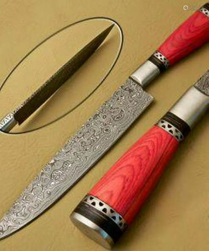 The Master's Damascus Chef's Knife 3