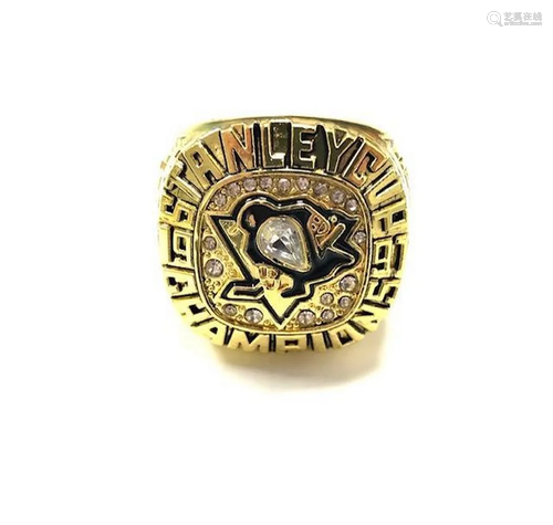 1991 Pittsburgh Penguins - Stanley Cup Championship Ring - M...