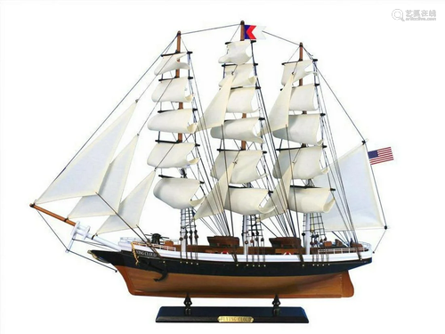 Wooden Flying Cloud Tall Model Clipper Ship 30"