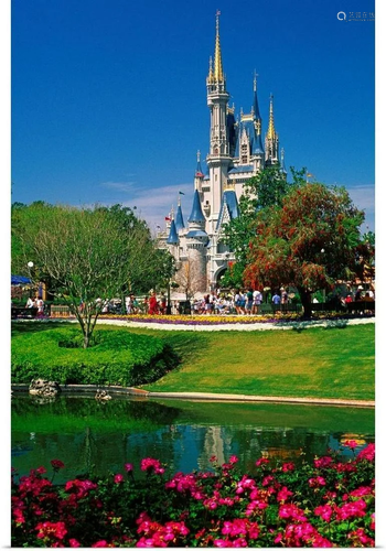 Florida, Orlando, Disney World, Magic Kingdom, Cinderella Ca...