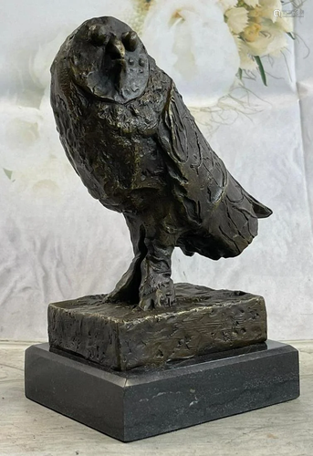 Inspired Owl by Pablo Picasso Bronze Statue