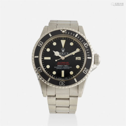 Rolex, 'Double Red-Sea Dweller' wristwatch, Ref. 1...
