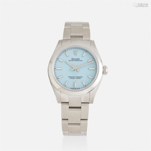 Rolex, 'Oyster Perpetual Turquoise' wristwatch