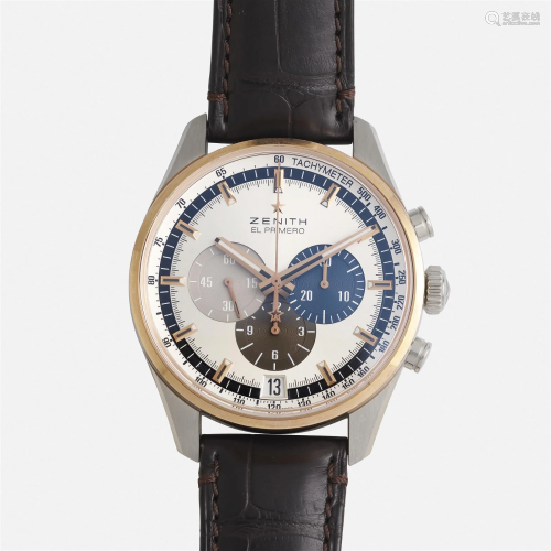 Zenith, 'El Primero' two-tone wristwatch
