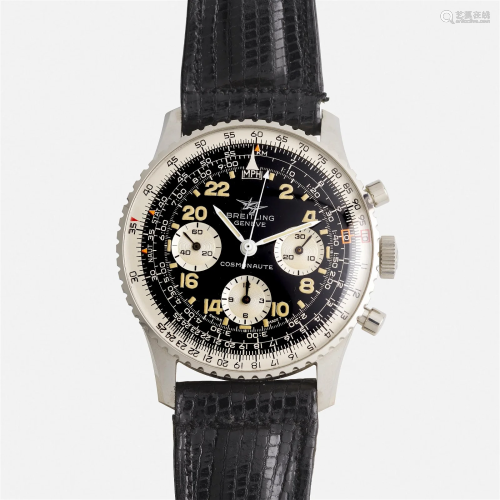 Breitling, 'Cosmonaute NOS' stainless steel wristw...