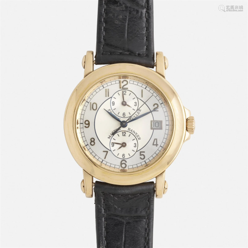 Franck Muller, 'Master Banker' gold wristwatch, Re...
