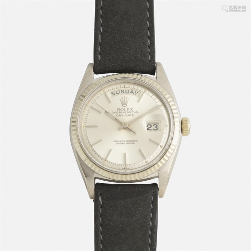 Rolex, 'Day-Date' white gold wristwatch, Ref. 1803