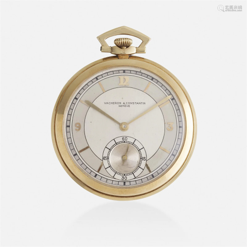 Vacheron Constantin, 'Time Only' gold pocket watch