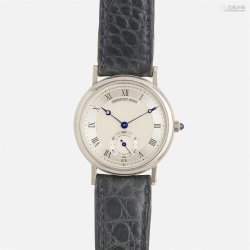 Breguet, 'Marine' white gold wristwatch, Ref. 2956