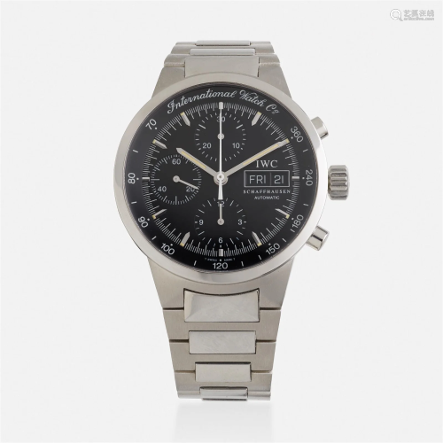 IWC, 'GST Chronograph' stainless steel wristwatch