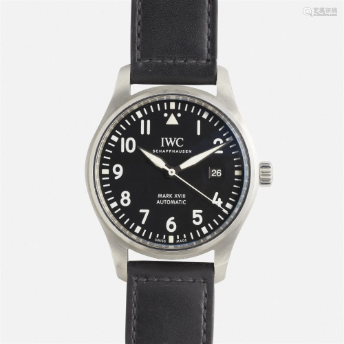 IWC, 'Mark XVIII" stainless steel wristwatch