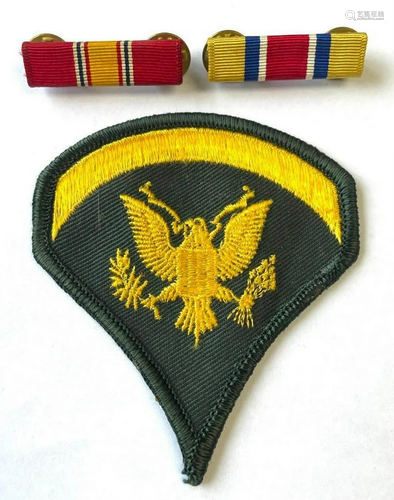 Gold USA Army Specialist Rank Patch