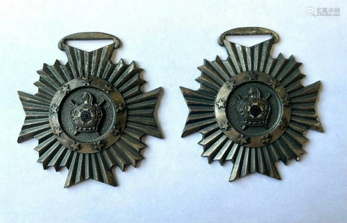 Two USA Silver Service Medals