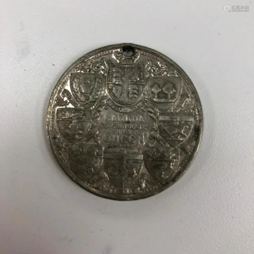 1897 Victoria Diamond Jubilee Celebration Coin