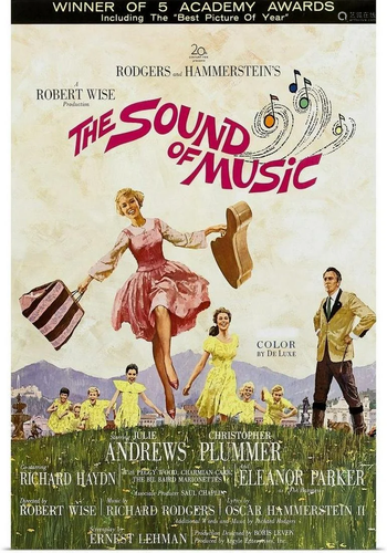 The Sound of Music - Movie Poster Wall Art Print