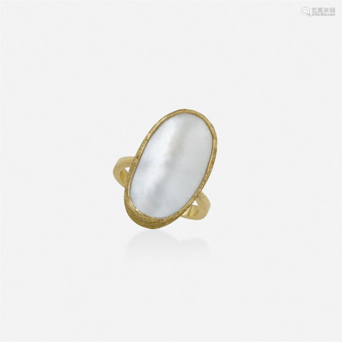 Andrew Grima, Mother-of-pearl and gold ring