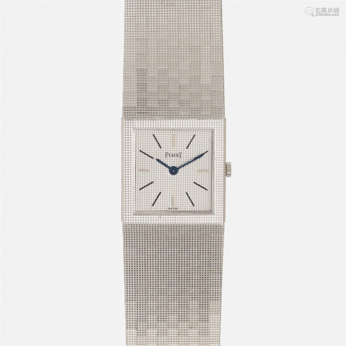 Piaget, White gold wristwatch, Ref. 9131C4